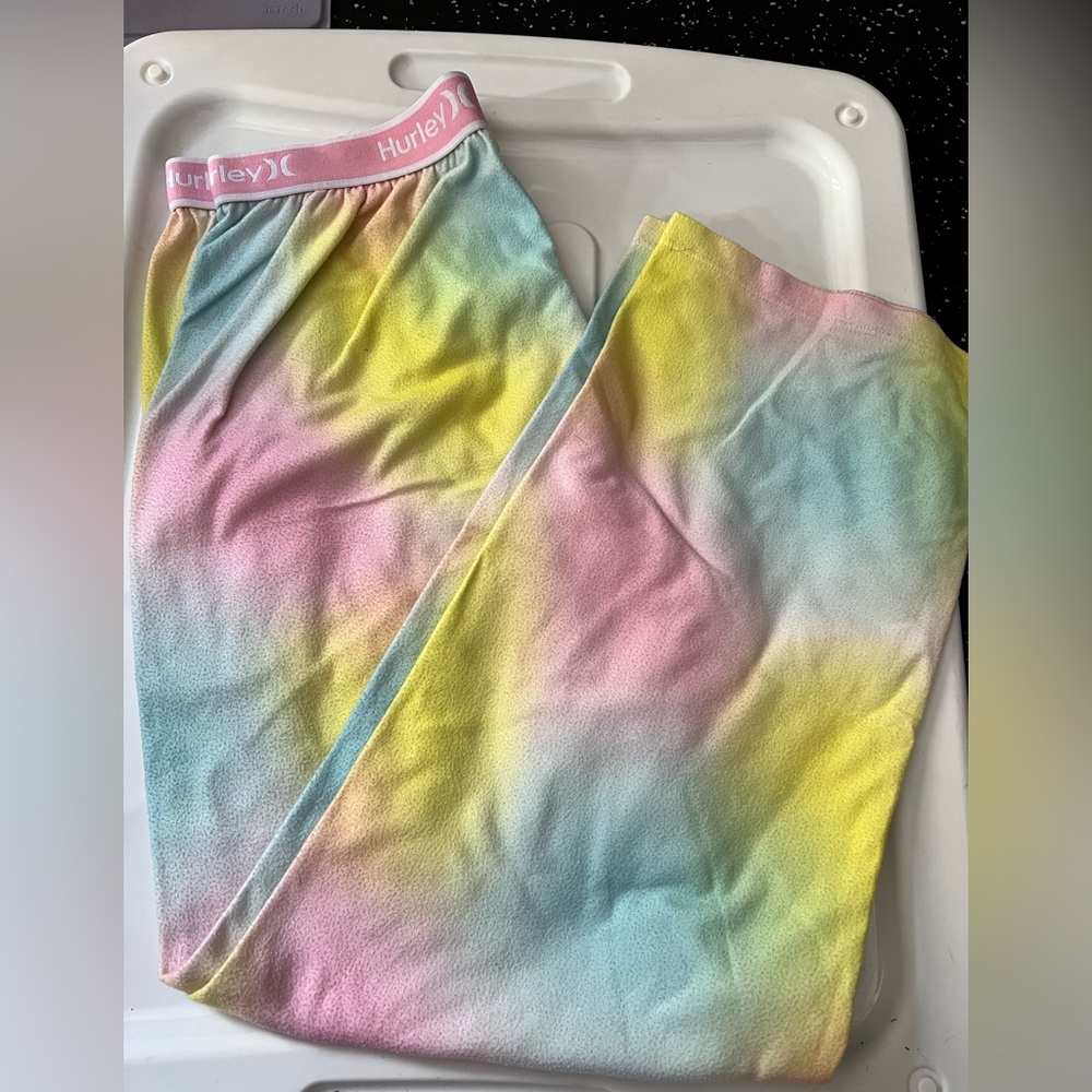 Hurley Kids Rainbow Tie-Dye PJ Bottoms
